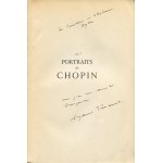 TENAND Suzanne - Portraits de Chopin [Paryż 1950] [il. Marc Chagall] [AUTOGRAF I DEDYKACJA DLA KAROLINY I STEFANII BEYLIN]