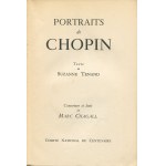 TENAND Suzanne - Portraits de Chopin [Paryż 1950] [il. Marc Chagall] [AUTOGRAF I DEDYKACJA DLA KAROLINY I STEFANII BEYLIN]