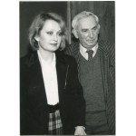 [fotografia] Magdalena Zawadzka i Gustaw Holoubek [lata 80/90] [AUTOGRAFY]