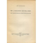 [logika] ŁUKASIEWICZ Jan - Die logischen grundlagen der wahrscheinlichkeitsrechnung (Logiczna podstawa obliczania prawdopodobieństw) [wydanie pierwsze 1913]