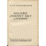 ERENBURG Ilja - Miłość Joanny Ney (Joanna) [1928] [okł. Artur Horowicz]