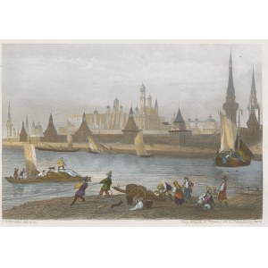 [grafika] SCHRODER J. - Moskwa (Moscou) [staloryt 1845]