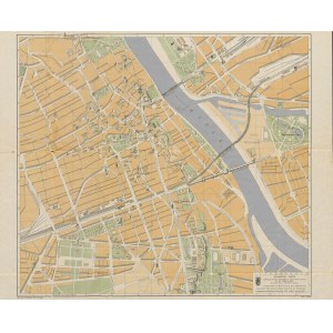 [plan] Warschau. Stadtplan und wegweiser [Warszawa 1938]