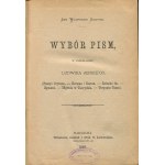 GOETHE Johann Wolfgang - Wybór pism w przekładzie Ludwika Jenikego [1889] [Herman i Dorota, Reineke lis (Lis przechera), Egmont i inne]