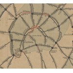 [plan] Moskwa. Plan sieci moskiewskich kolei miejskich [1916]