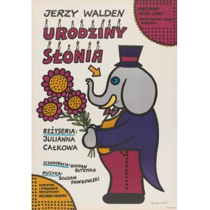 [plakat] BUTENKO Bohdan - Urodziny słonia. Teatr Państwowy Lalka [1977]