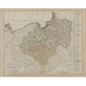 [mapa] SOTZMANN D.F. - Charte vom Königreiche Preussen oder Ost-West-Süd und Neu-Ost-Preussen [Królestwo Prus 1804]