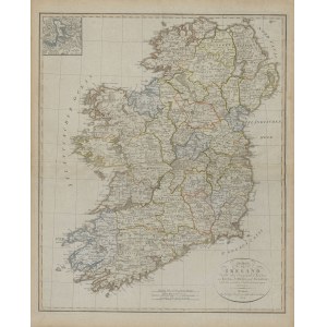 [mapa] KITCHIN, JEFFERYS, BEAUFORT - Charte von Ireland nach den original charten... [Irlandia 1804]