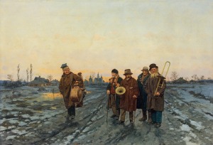Streitt Franciszek, WĘDROWNI MUZYKANCI, 1879 