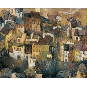 Zając  Ryszard , FRAGMENT MIASTECZKA - UMBRIA, 1968