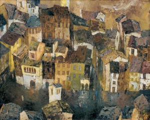 Zając  Ryszard , FRAGMENT MIASTECZKA - UMBRIA, 1968