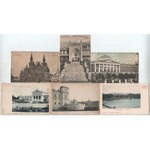 45 db RÉGI orosz város képeslap / 45 pre-1945 Russian town-view postcards
