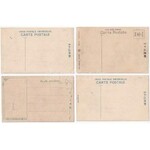 4 db RÉGI japán képeslap / 4 pre-1945 Japanese postcards