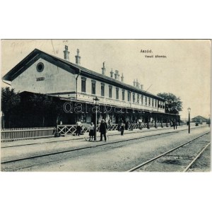 1909 Aszód, vasútállomás