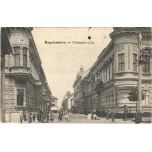 1917 Nagykanizsa, Csengery utca, Münz és Balog üzlete