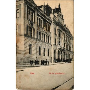 1920 Pécs, M. kir. postahivatal (fl)