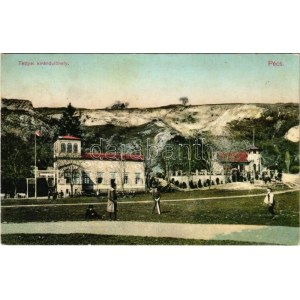 1911 Pécs, Tettyei kirándulóhely, ütős labdajáték