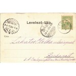 1904 Sárvár, Első Takarékpénztár, Spieler Jakab és Deutsch Ármin üzlete, útépítés (EK)