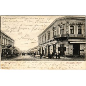 1905 Sátoraljaújhely, Rákóczi utca, Nagy Ferenc és Róth Vilmos üzlete...