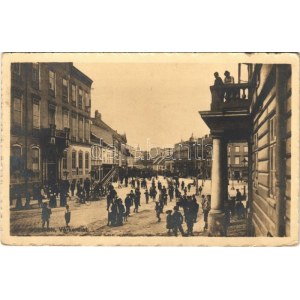 1915 Sopron, Várkerület, létra szekéren (EK)