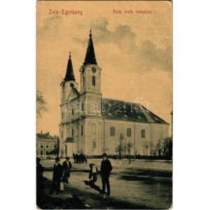 1908 Zalaegerszeg, Zala-Egerszeg; Római katolikus templom. W.L. (?) No. 882. (EK)