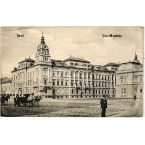 Arad, Csanádi palota, Gazdasági Takarékpénztár / palace, savings bank (EK)