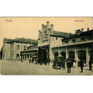 Arad, TVV (Tiszavidéki Vasúttársaság) vasútállomása, pályaudvar. W.L. 209. / railway station