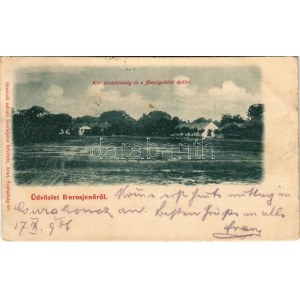 1906 Borosjenő, Borosineu, Ineu; Kir. járásbíróság és főszolgabírói épület. Honisch fényképész felvétele ...