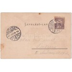 1901 Brassó, Kronstadt, Brasov; Bellevue. Verlag von Julius Müller's Nachfolger Alfred Tartler / Bellevue Vendéglő ...