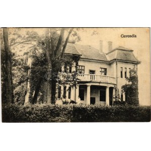 1931 Gavosdia, Krassókövesd, Gavojdia; Bukovinszky-kastély / castle