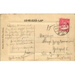 1917 Hátszeg, Hateg; Rudolf utca, Hunyadmegyei első takarékpénztár. Sbuchea Miklós kiadása / street...