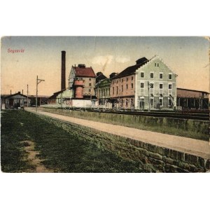 Marosvásárhely, Targu Mures; Cukorgyár (tévesen Segesvár felirattal) / sugar factory (wrongly labeled as Sighisoara...