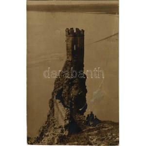 1910 Dévény, Theben a. d. Donau, Devín (Pozsony, Bratislava); vártorony rom / castle tower ruins...