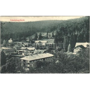 1910 Feketehegyfürdő, Feketehegy, Cernohorské kúpele (Merény, Vondrisel, Nálepkovo);