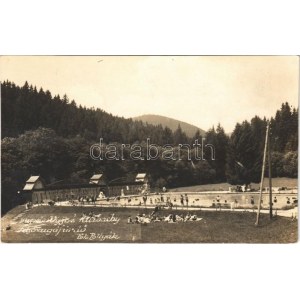 Felsőzúgó-fürdő, Ruzsbachfürdő, Bad Ober Rauschenbach, Kúpele Vysné Ruzbachy; strand. Foto Pollyák / swimming pool...