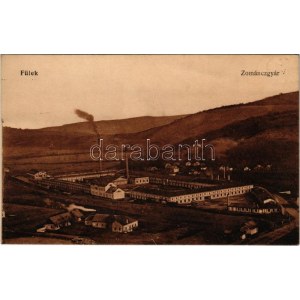 Fülek, Filakovo; Zománc gyár. Vasúti levelezőlapárusítás 5898. / enamel factory