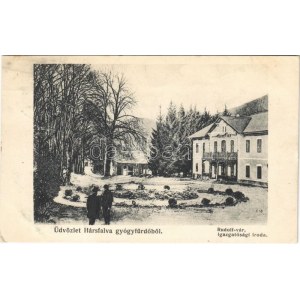 1910 Hársfalva-gyógyfürdő (Szolyva), Nelipino, Nelipyno; Rudolf vár igazgatósági iroda ...
