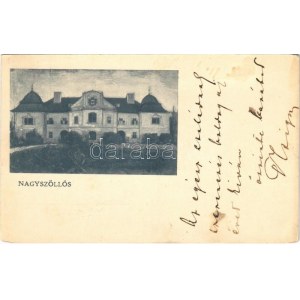 1909 Nagyszőlős, Nagyszőllős, Vynohradiv (Vinohragyiv), Sevljus, Sevlus; Perény kastély / Zámek ...
