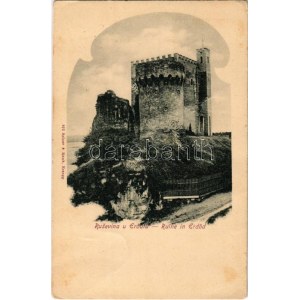 Erdőd, Erdut; Rusevina u Erdutu / Ruine in Erdőd / vár. Phot. u. Verlag v. Eugen Selzer / castle ruins (EK...