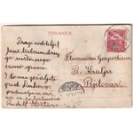 1908 Károlyváros, Grad Karlovac; leporello 10 képpel / leporellocard with 10 pictures (fl)