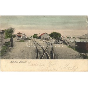 1908 Metkovic, Kolodvor / railway station / vasútállomás (Rb)