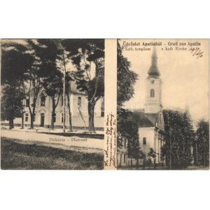 1917 Apatin, Római katolikus templom, plébánia / Catholic church, parish
