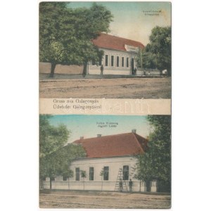 1914 Galagonyás, Glogonj; Gemeindehaus, Notärs Wohnung / községháza, jegyzői lakás. Verlag Theodor Rechnitzer ...