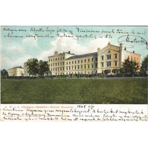 1905 Kamanc, Kamenitz, Sremska Kamenice (Újvidék, Novi Sad); K.u.K. Infanterie-Kadettenschule / Osztrák...