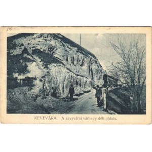 1915 Kevevára, Temeskubin, Kovin; Várhegy déli oldala / castle side (EK)