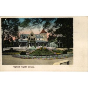 1912 Magyarkanizsa, Ókanizsa, Stara Kanjiza; Népkerti vigadó / park restaurant (Rb)