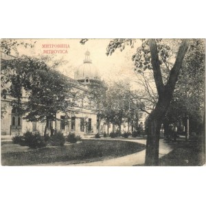 1906 Szávaszentdemeter, Mitrovice, Mitrovitz an der Save, Sremska Mitrovica; Setaliste i Srp. Dom / Sétány, Szerb ház...
