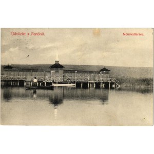 1909 Fertő, Neusiedler See; fürdőház / spa