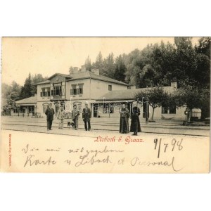 1898 (Vorläufer) Lieboch bei Graz, Bahnhof / railway station (EK)