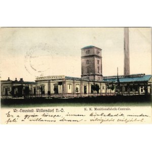 1907 Wöllersdorf (Wiener Neustadt), K.k. Munitionsfabrik Centrale / Ammunition factory